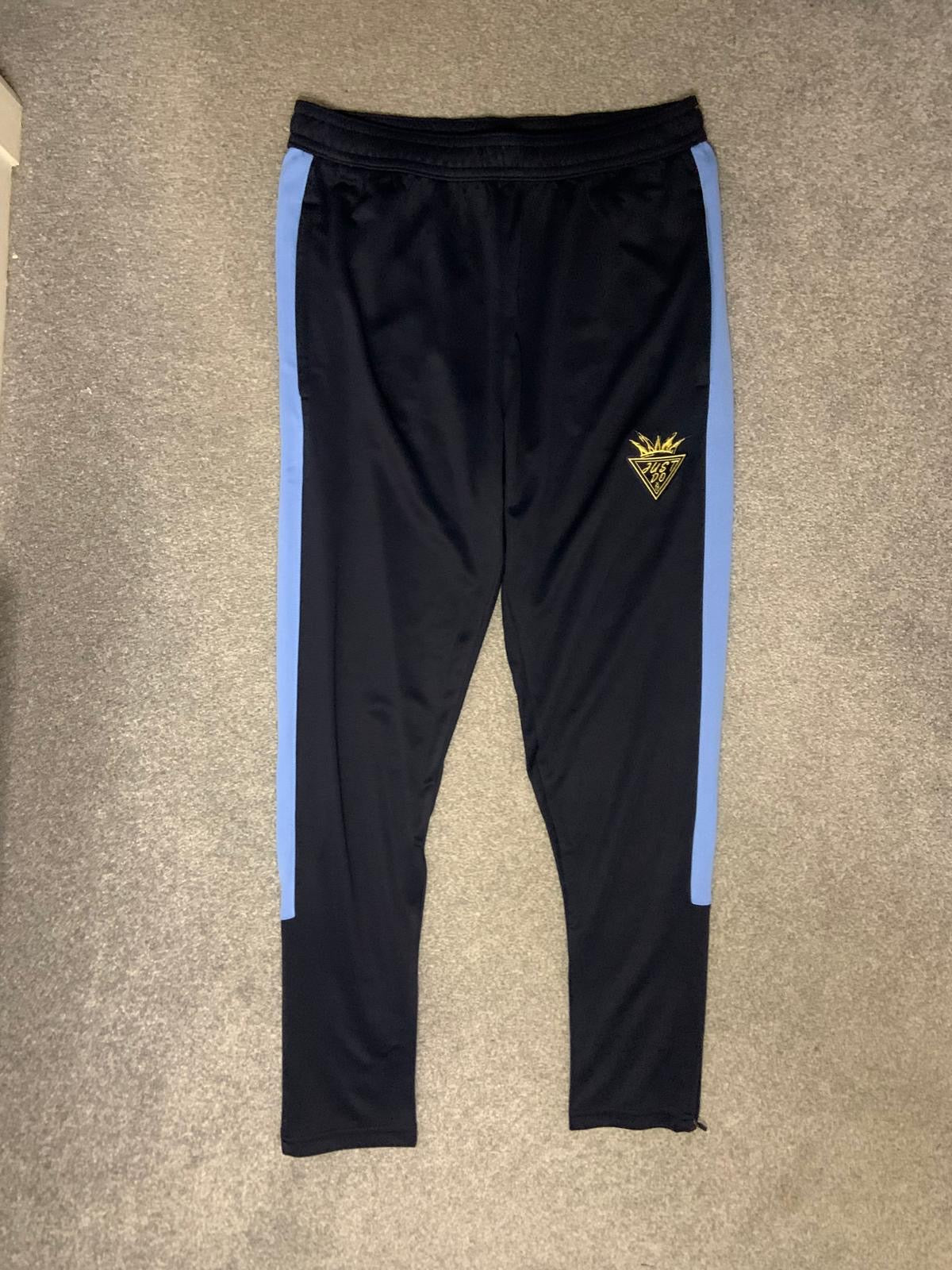 Just Do Inc Premium Field Trousers V1 Navy/Sky Blue