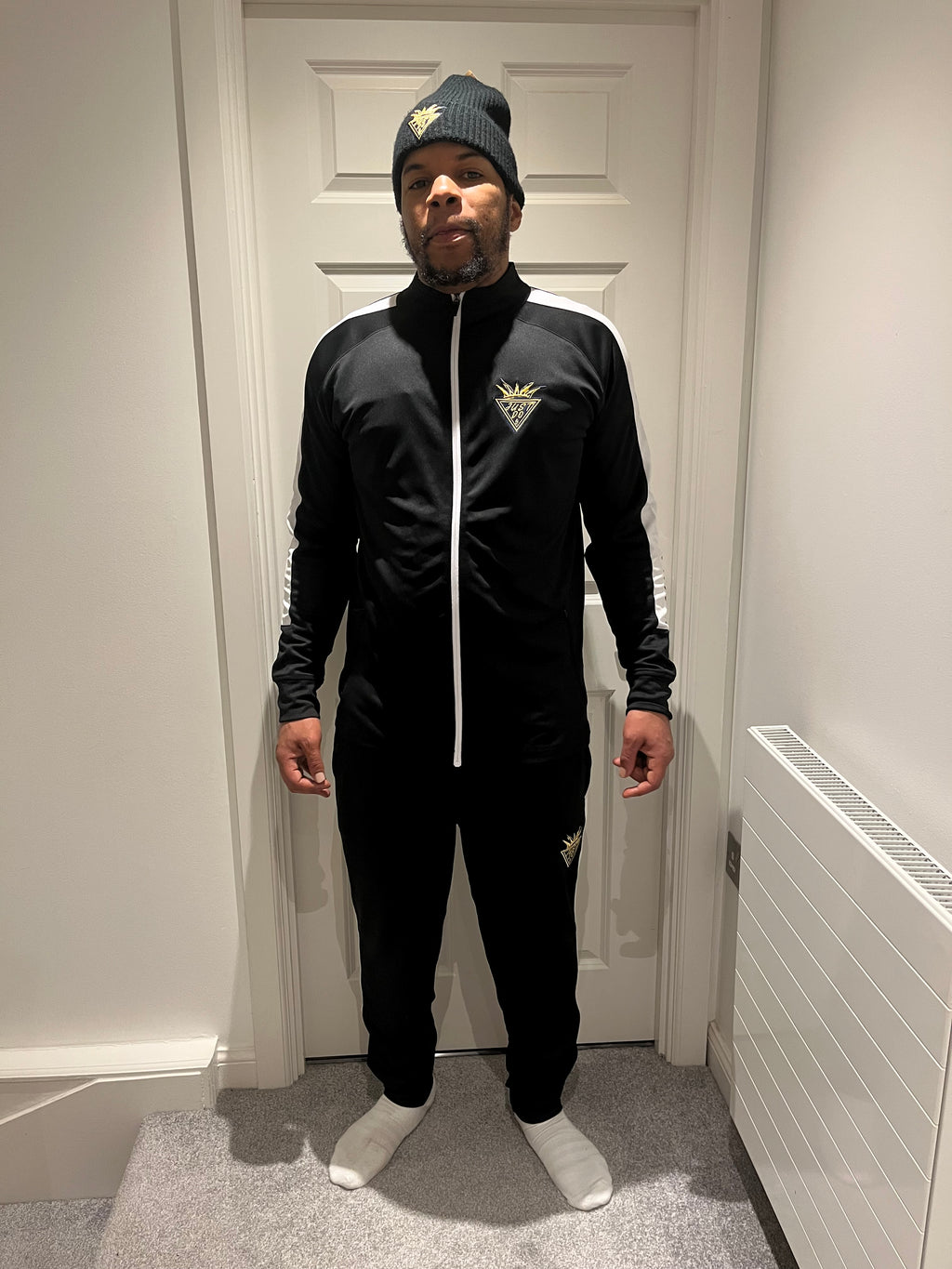 Just Do Inc Premium Field Jacket V1 Black/White