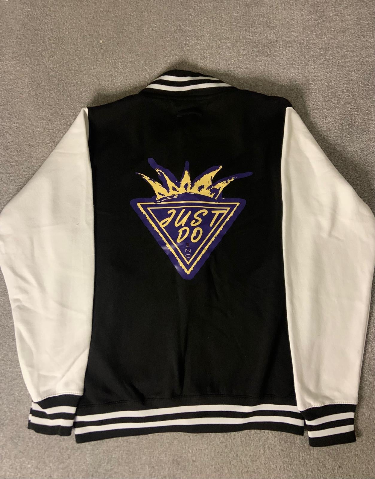 Just Do Inc Premium Varsity Jacket V1 Black