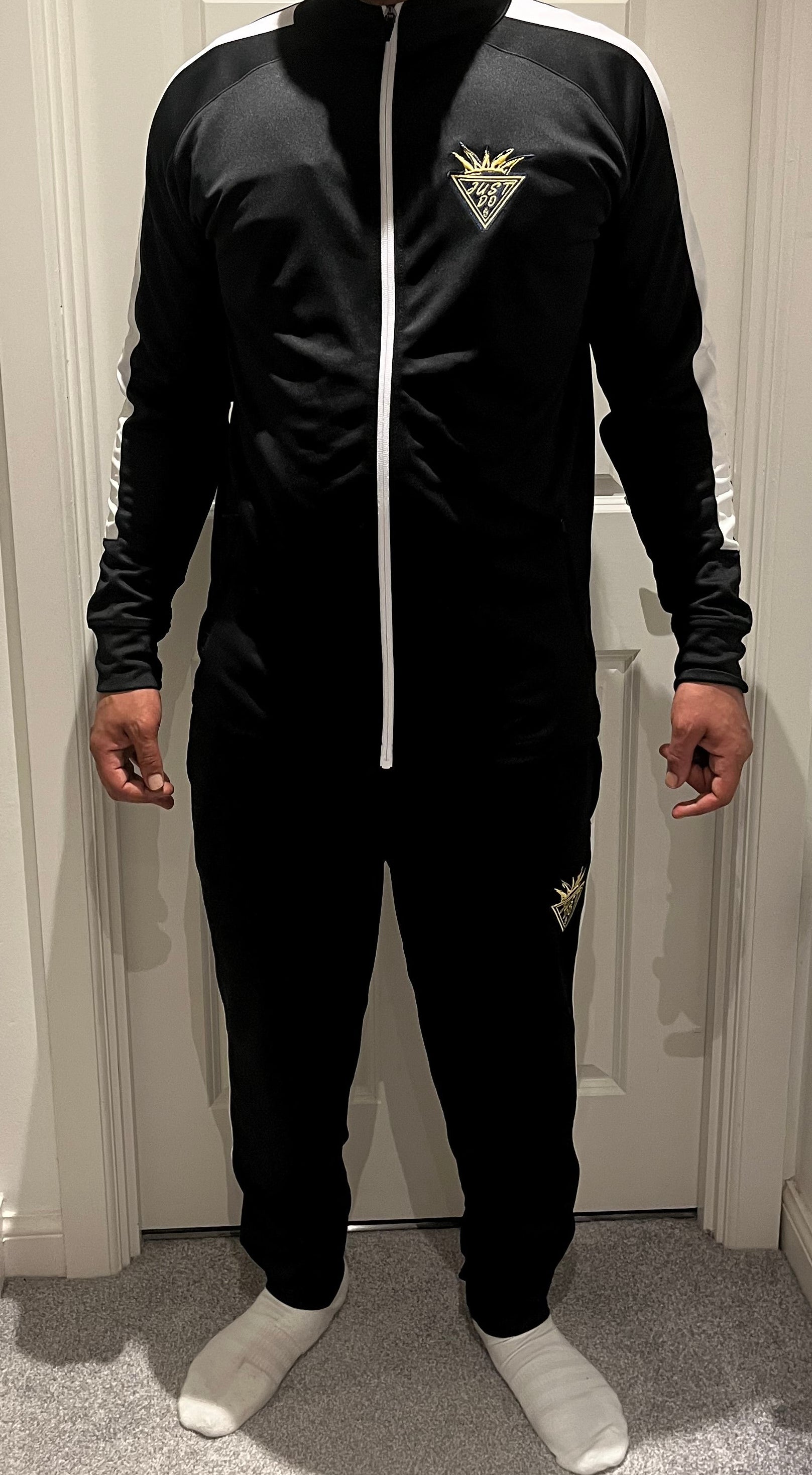 Just Do Inc Premium Field Trousers V1 Black/White