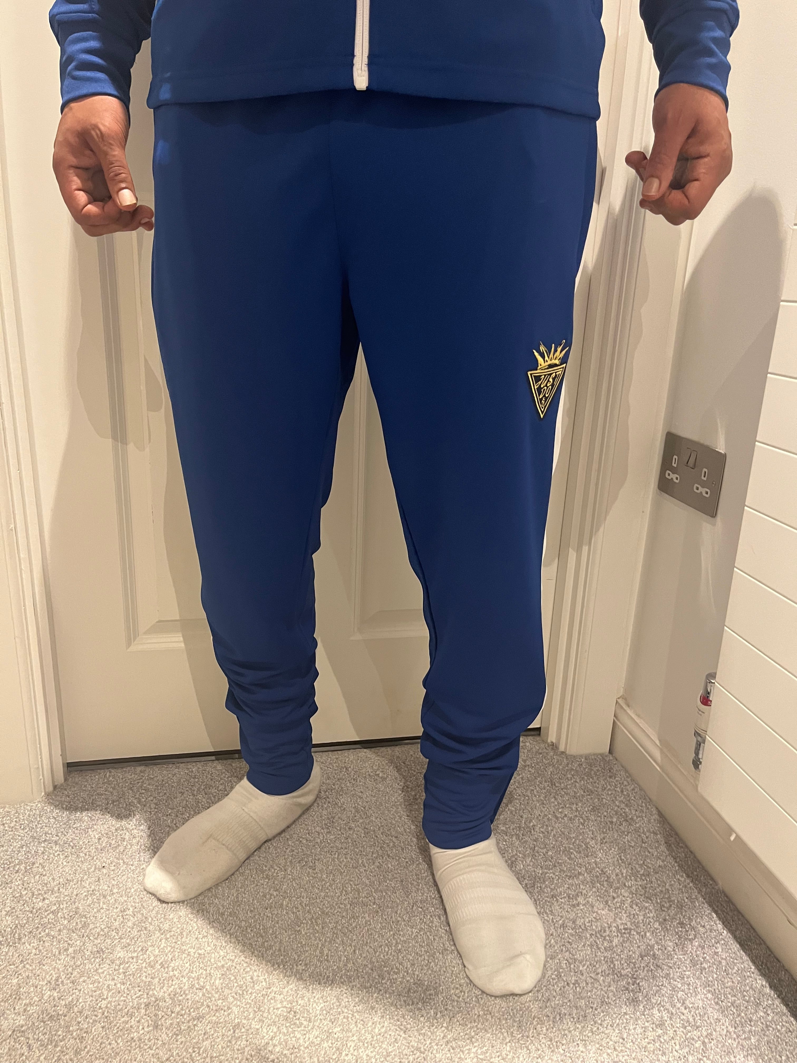 Just Do Inc Premium Field Trousers V1 Royal Blue/White