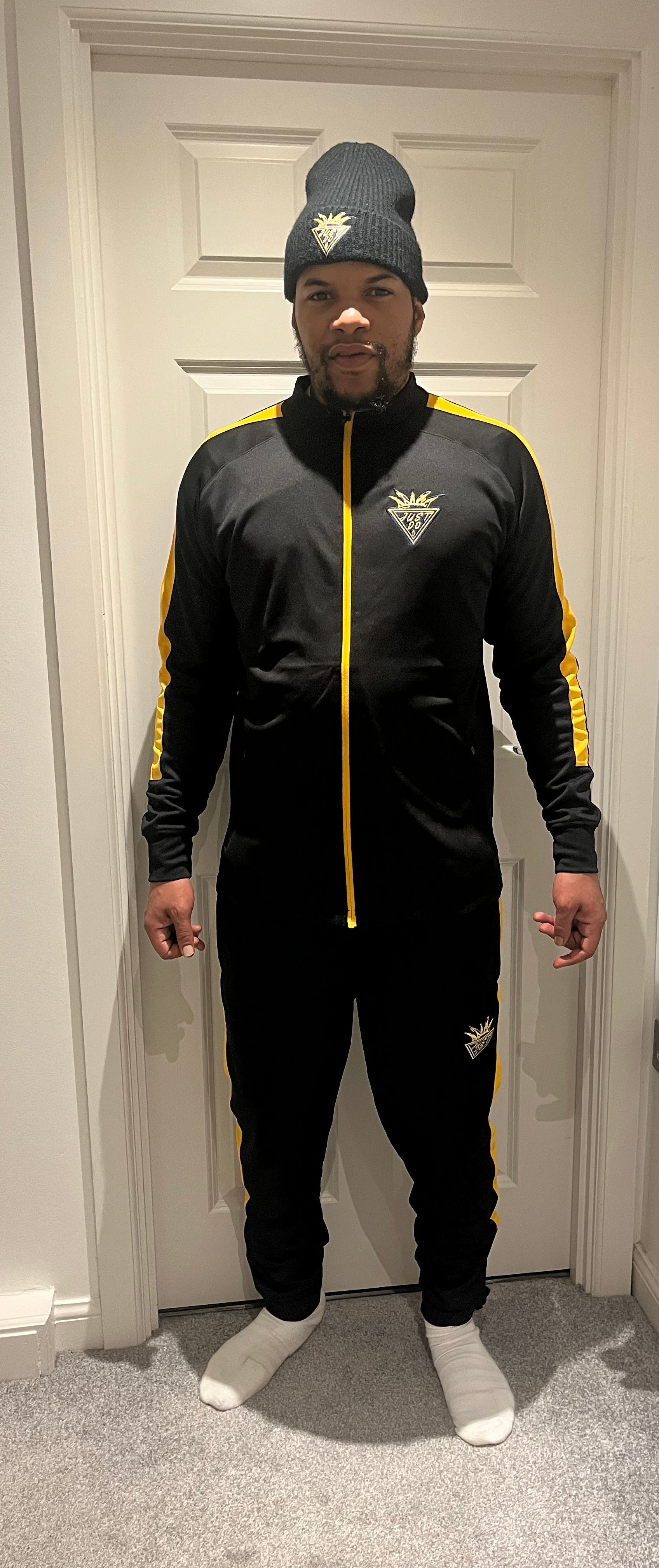 Just Do Inc Premium Field Jacket V1 Black/Gold