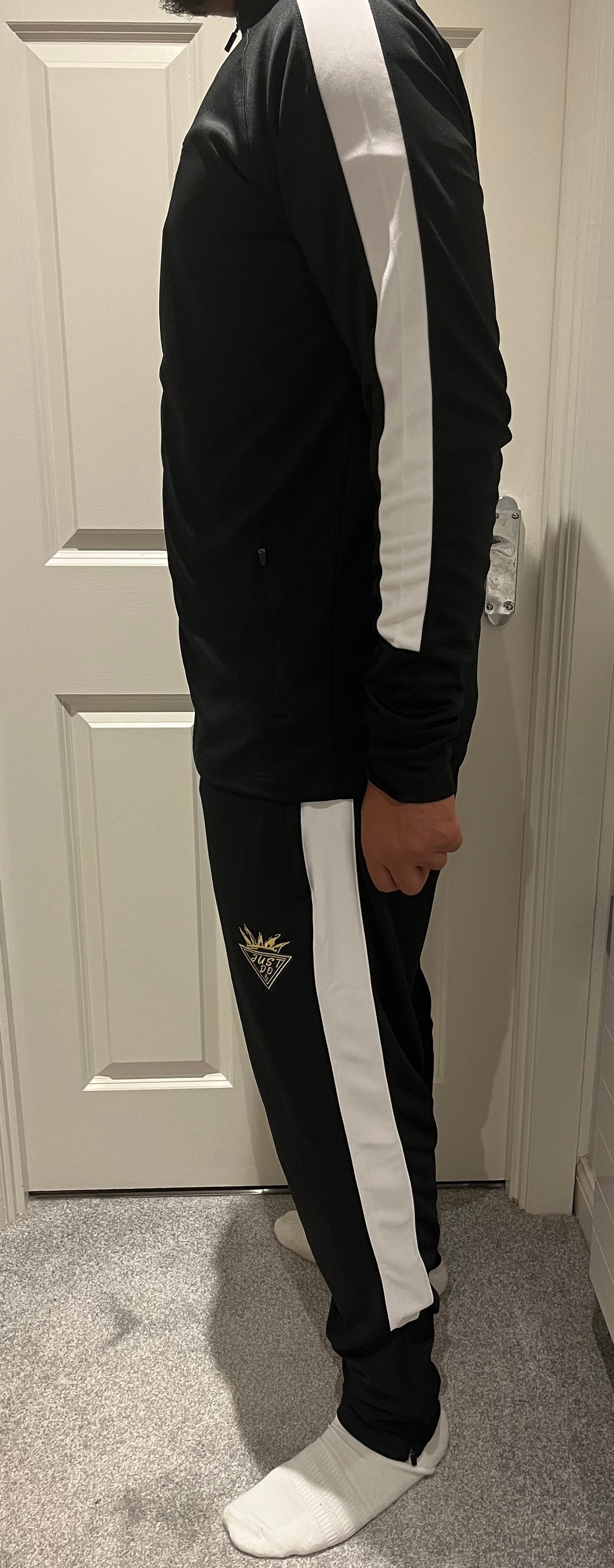 Just Do Inc Premium Field Trousers V1 Black/White