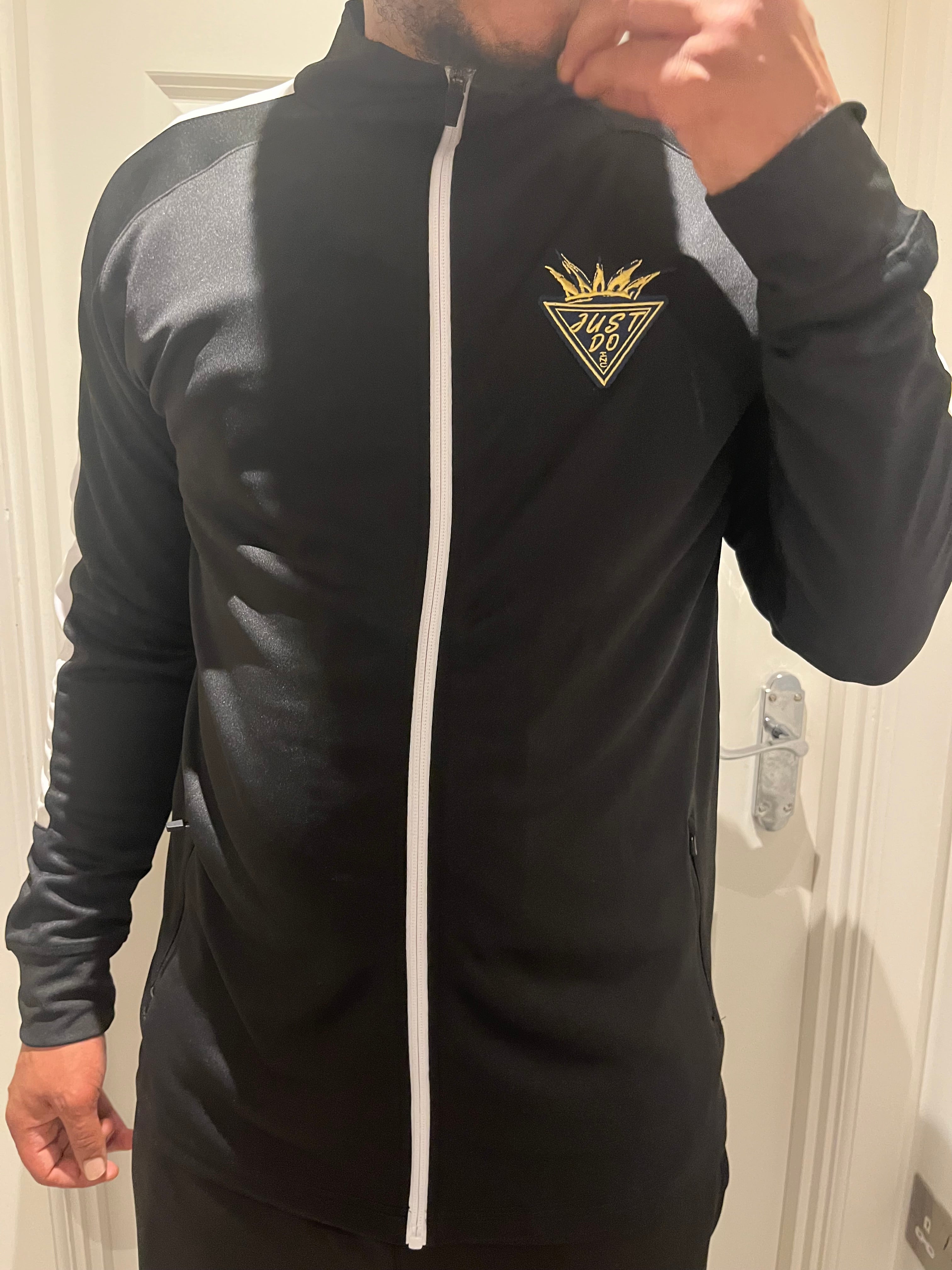 Just Do Inc Premium Field Jacket V1 Black/White