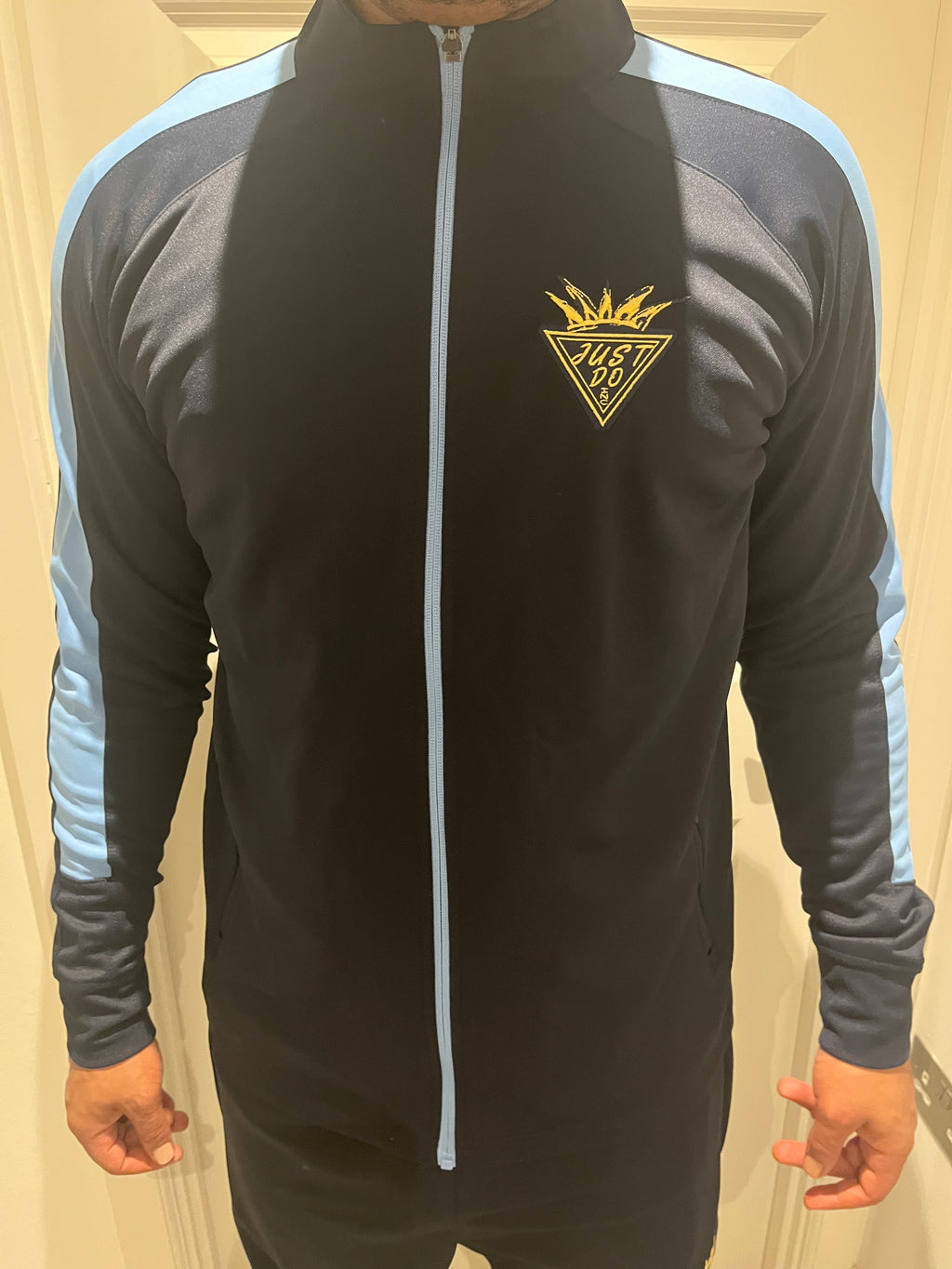 Just Do Inc Premium Field Jacket V1 Navy/Sky Blue