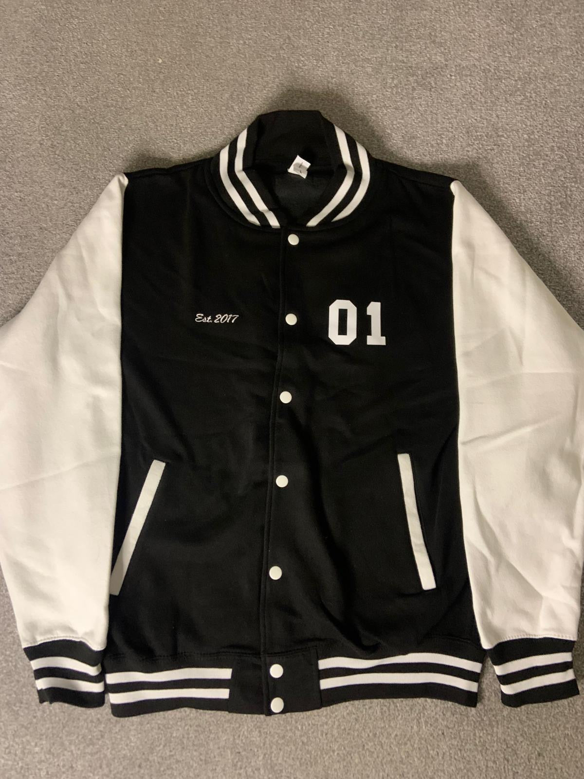 Just Do Inc Premium Varsity Jacket V1 Black